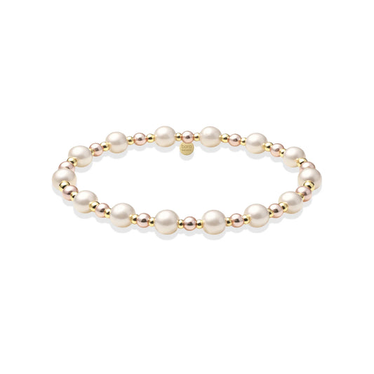 Phoebe 14K Gold Filled Pearl Beaded Bracelet
