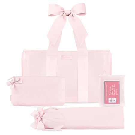 Mahjong Ballet Pink Bow Jelly Tote Set