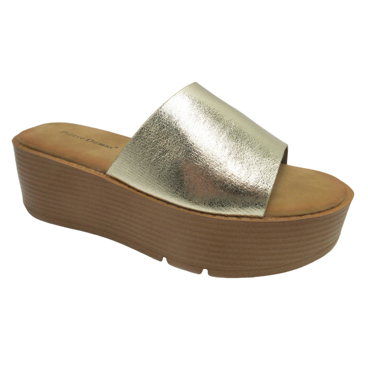 Aster Gold Platform Sandal