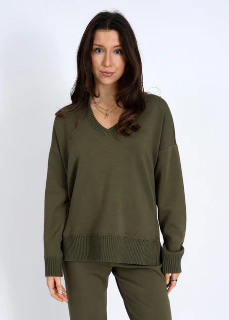 Vixie Olive Sweater