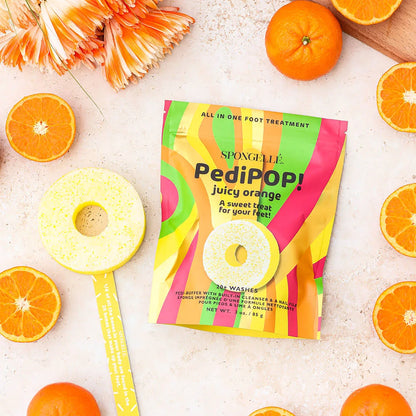 PediPOP! Juicy Orange Pedi Buffer & Nail File