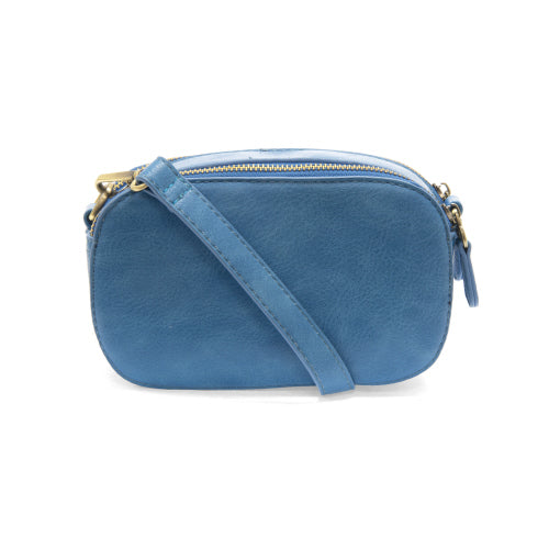 Layne Surf Blue Double Zip Mini Camera Crossbody