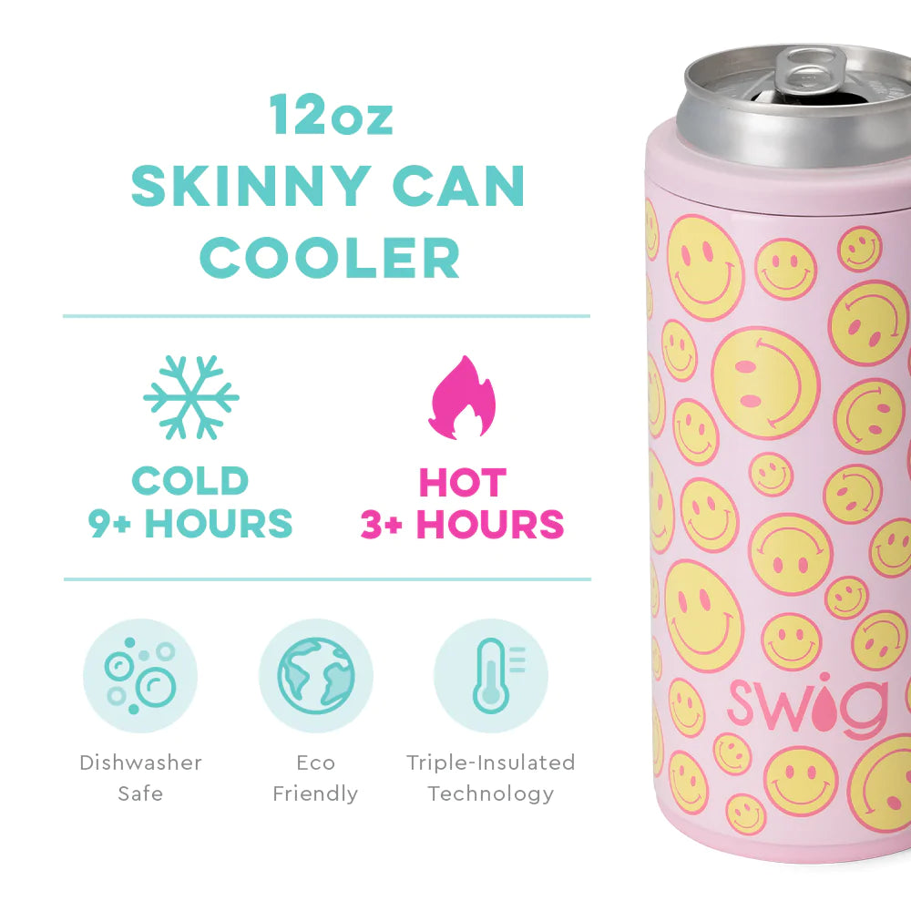 Hot Pink Skinny Can Cooler (12oz) – Ribbon Chix