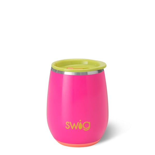 Swig Hydrangea Stemless Wine Cup (14oz) - The Blue House