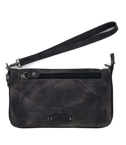 Templeton II Black Grey Wallet Wristlet