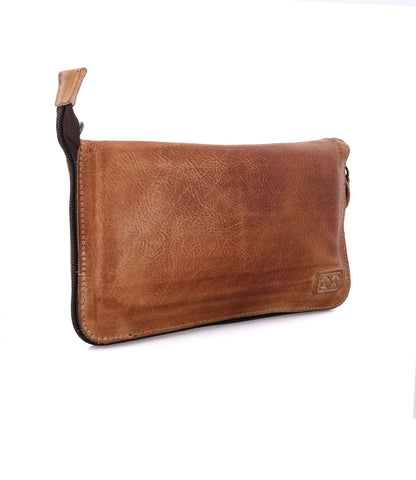 Templeton II Tan Rustic Wallet Wristlet