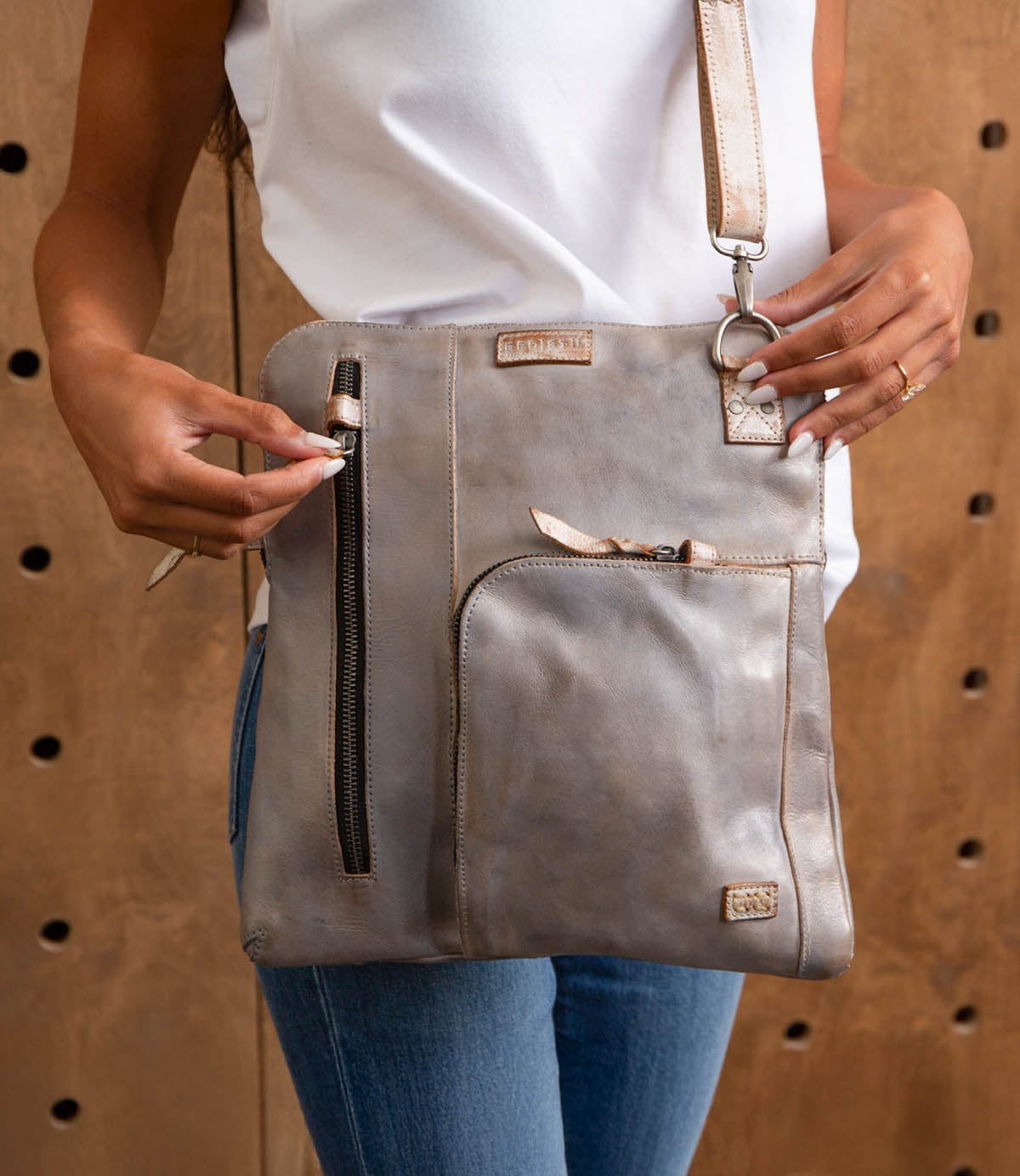 Aiken Icicle Rustic Nectar Lux Handbag