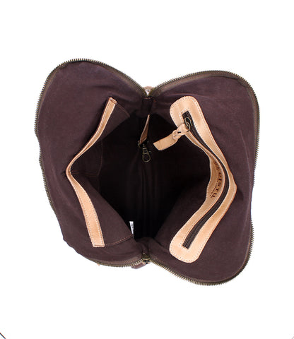 Aiken Teak Oats Rustic Handbag
