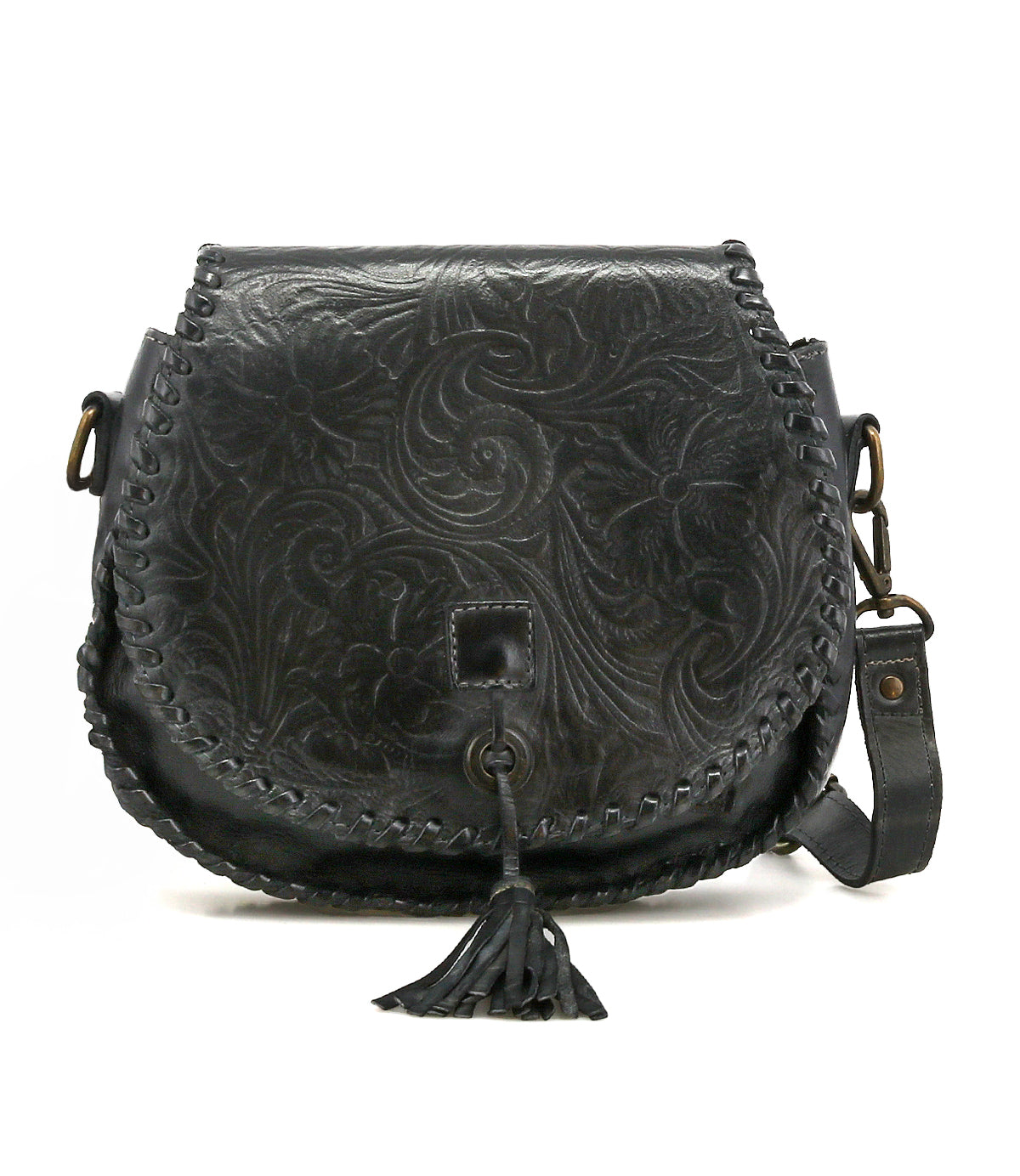 Half Moon EM Black DD Handbag