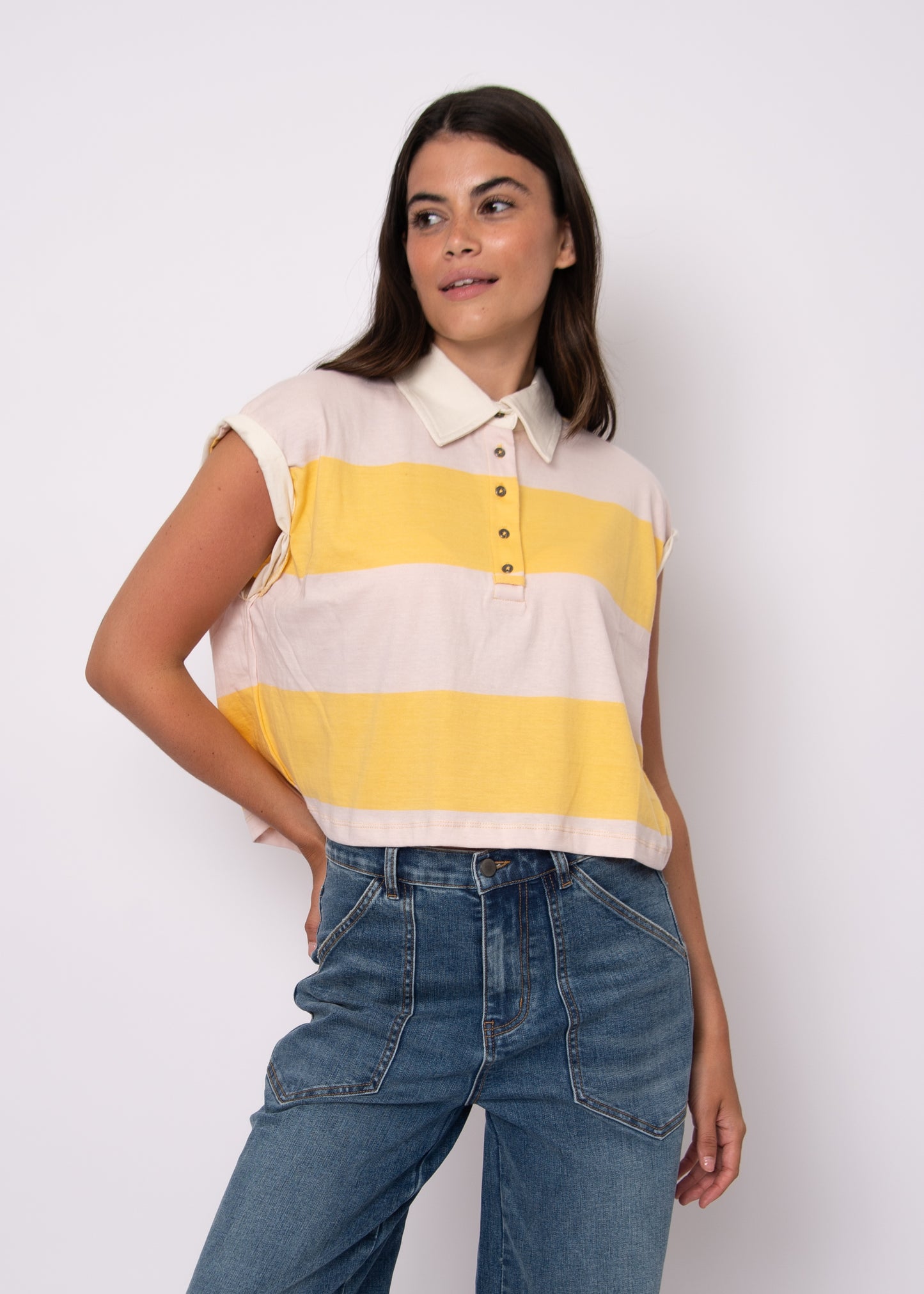 Harper Yellow Pale Top
