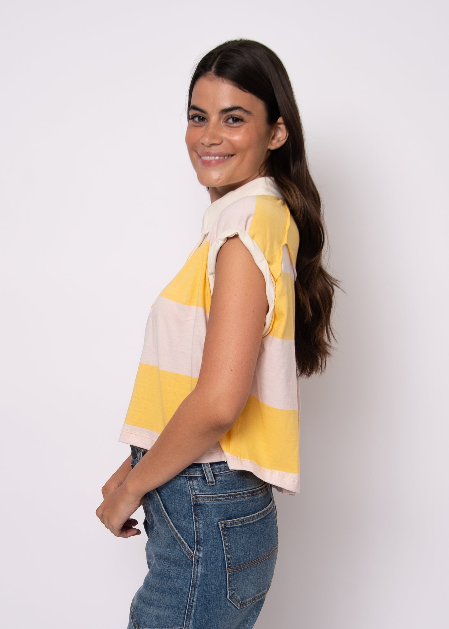 Harper Yellow Pale Top