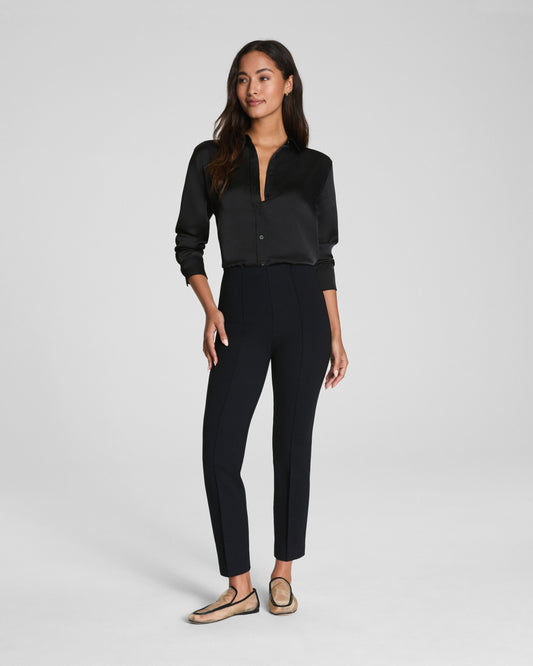 Ponte Zero Classic Black Slim Ankle Pant
