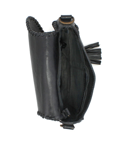 Half Moon EM Black DD Handbag