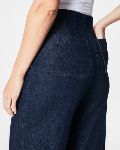 Spanxshape™ Everywear Zero Waistband Cropped Wide Leg Jeans
