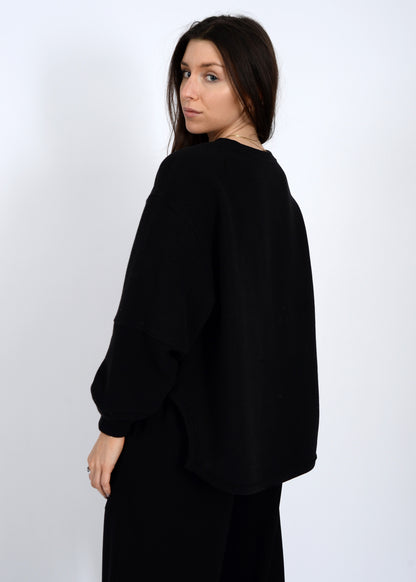 Lucina Ottoman Black Top