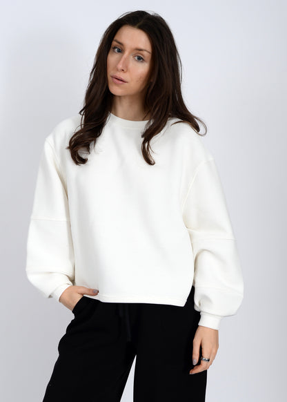 Lucina Ottoman White Top