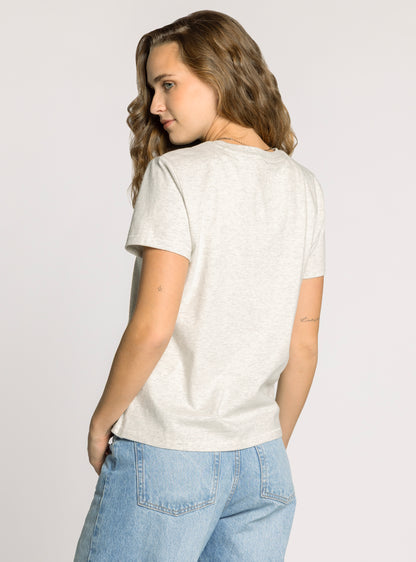 Asher Light Heather Grey Top