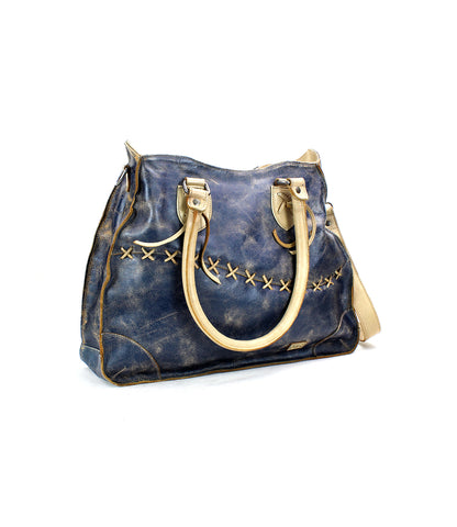 Bruna Cobalt Oats Lux Handbag