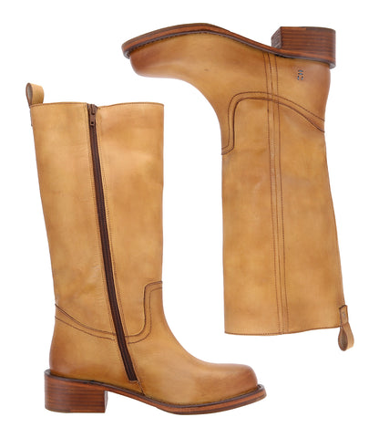 PRE-ORDER: Froe Banana Tan Distressed Boot
