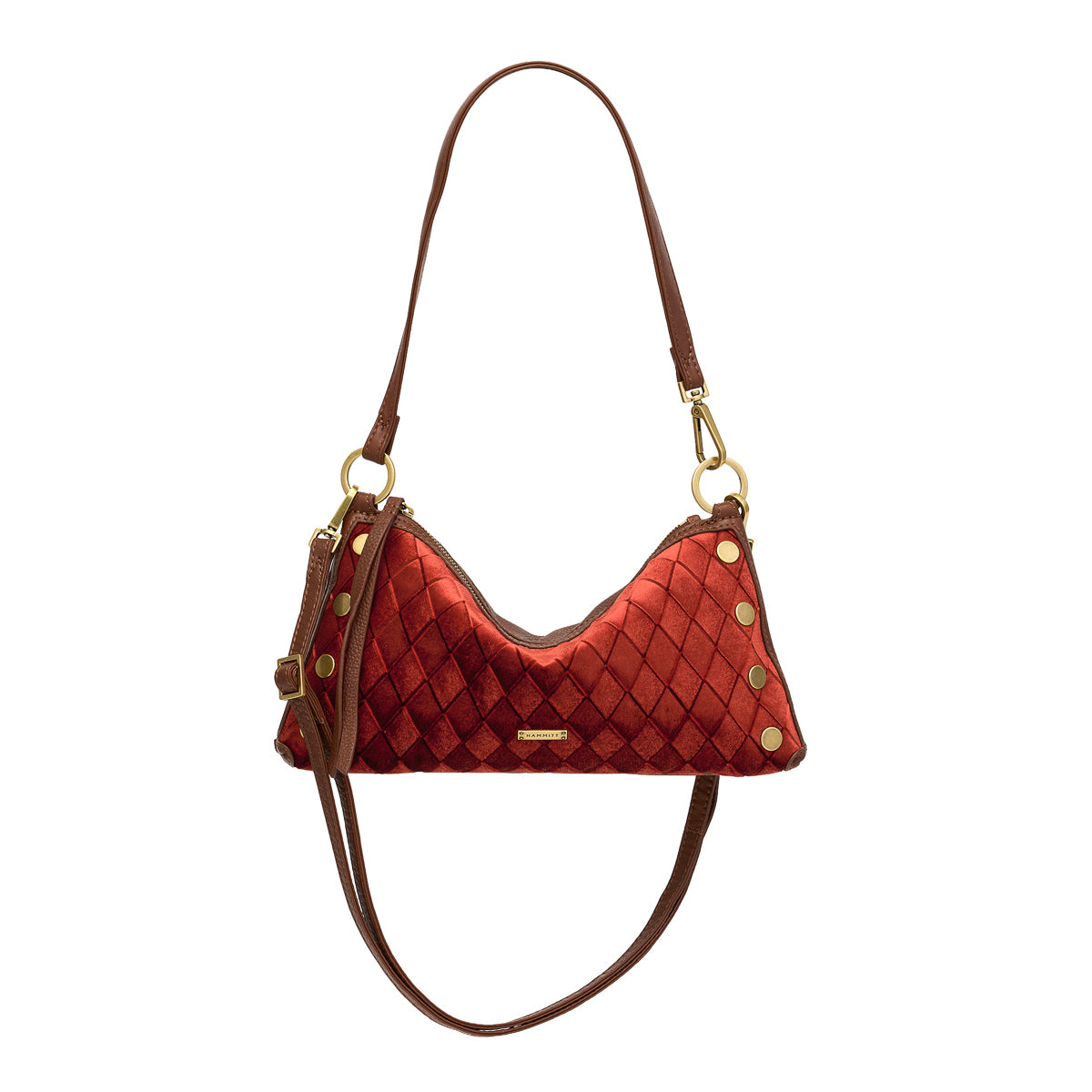 Kyle Monarch Velvet Antique Gold Handbag