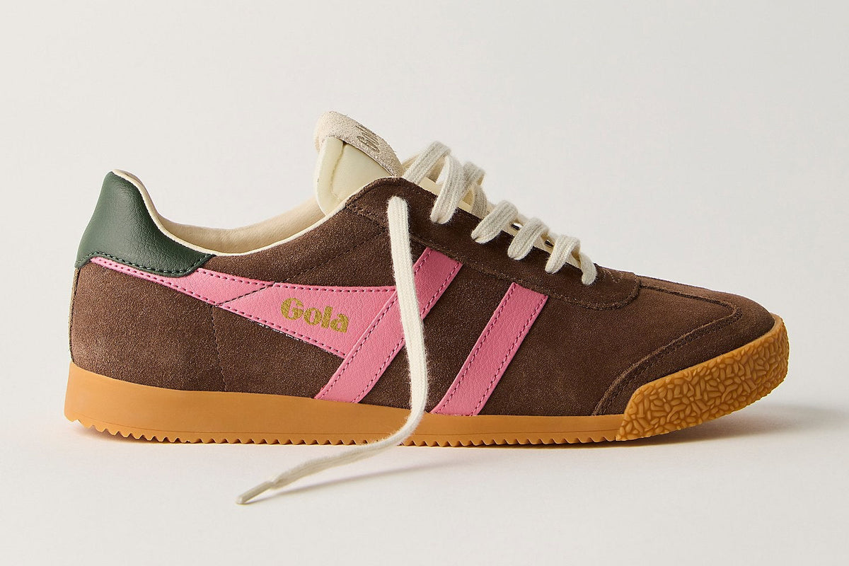 Elan Trainer Dark Brown/ Fluro Pink/Dark Khaki Sneakers