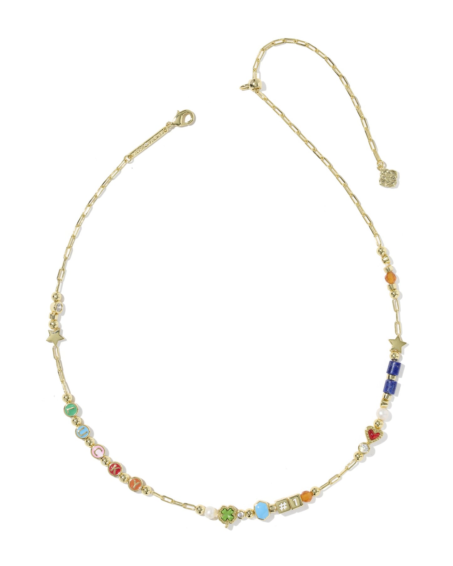 Lacey Strand Gold Necklace in Multi Mix