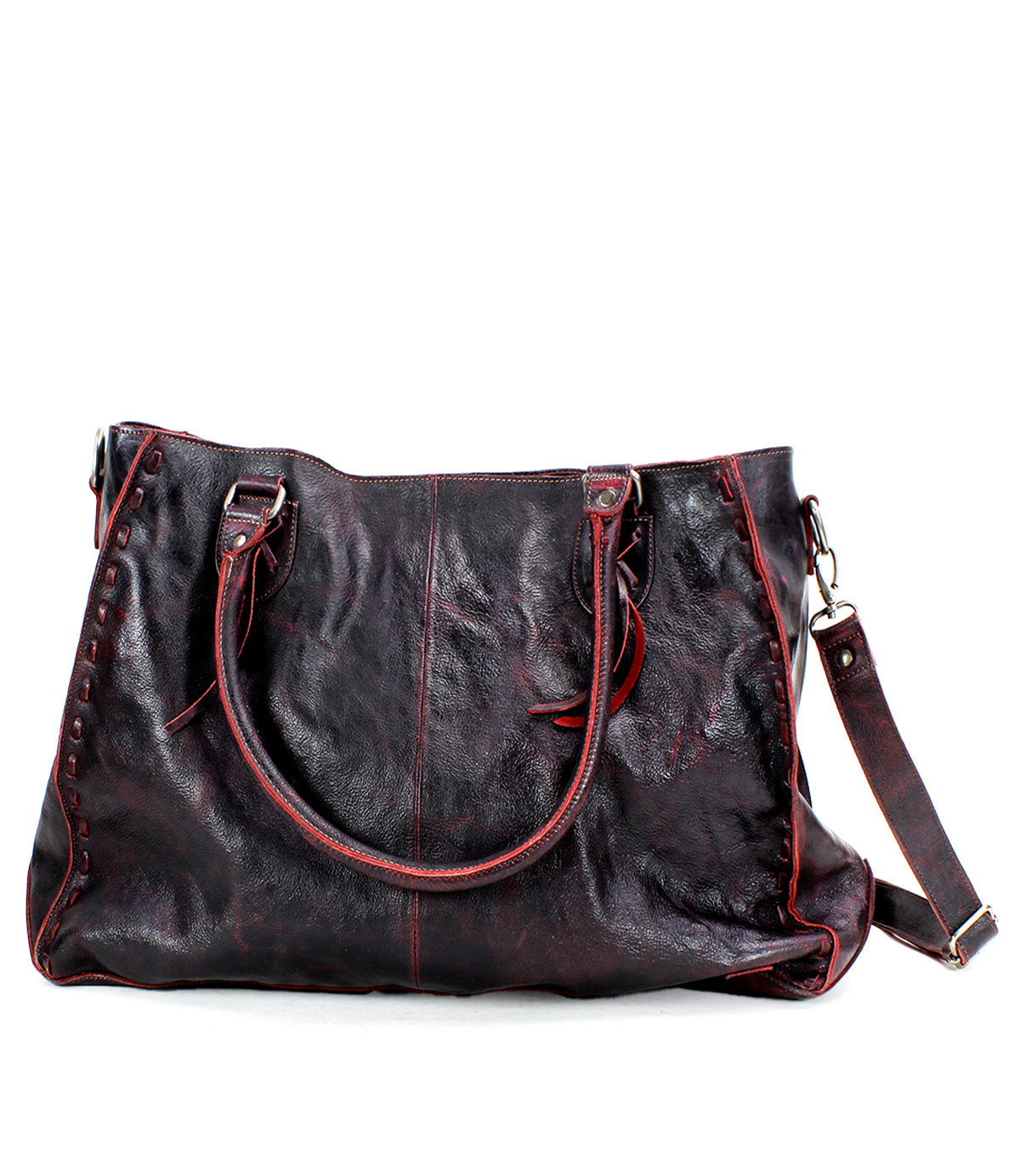 Rockaway Red Black Delux Handbag