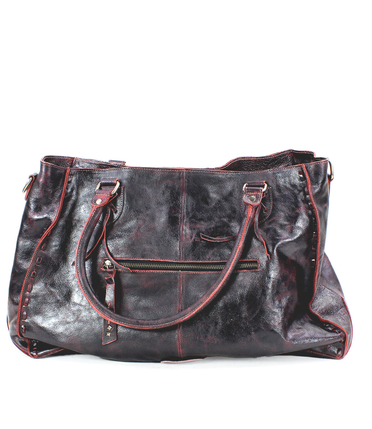 Rockaway Red Black Delux Handbag