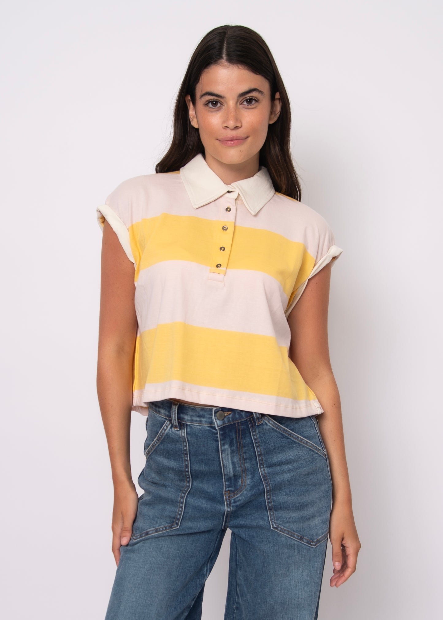 Harper Yellow Pale Top