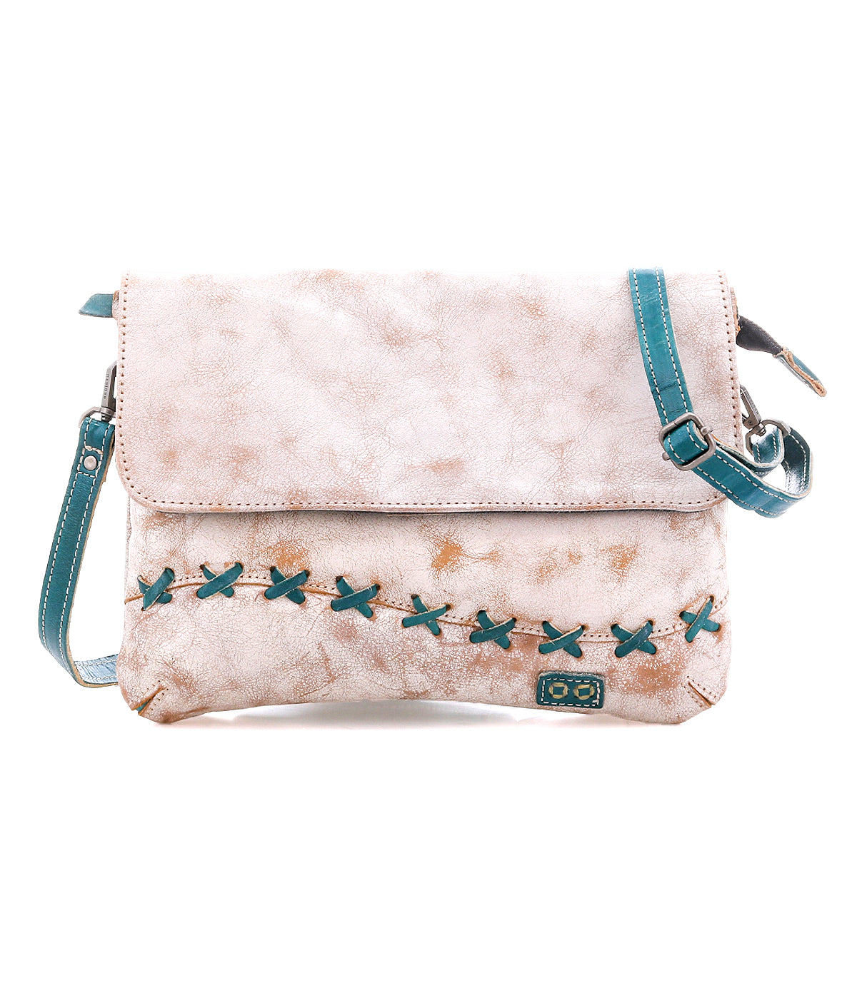 Cleo Nectar Lux Arctic Teal Rustic Handbag – Ribbon Chix