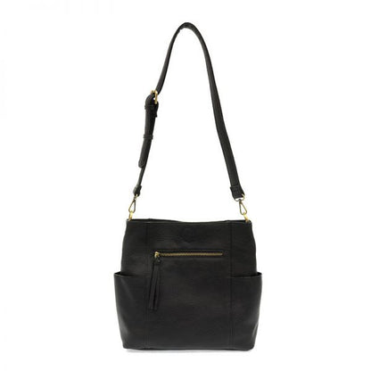 Kayleigh Black Pocket Bucket Bag