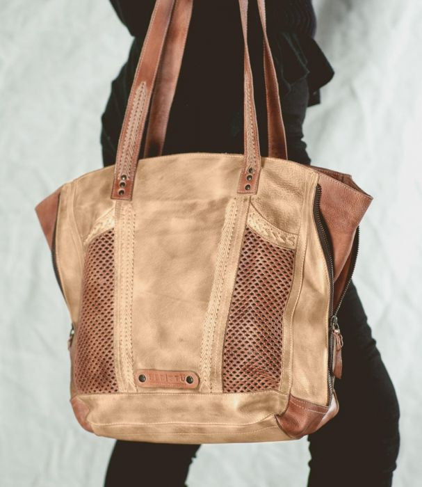 Amelie Oats Tan Rustic Handbag