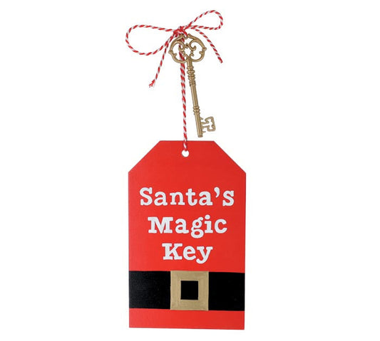 Santa's Magic Key Tag Ornament