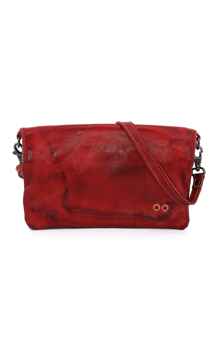 Cadence Red Rustic Convertible Clutch