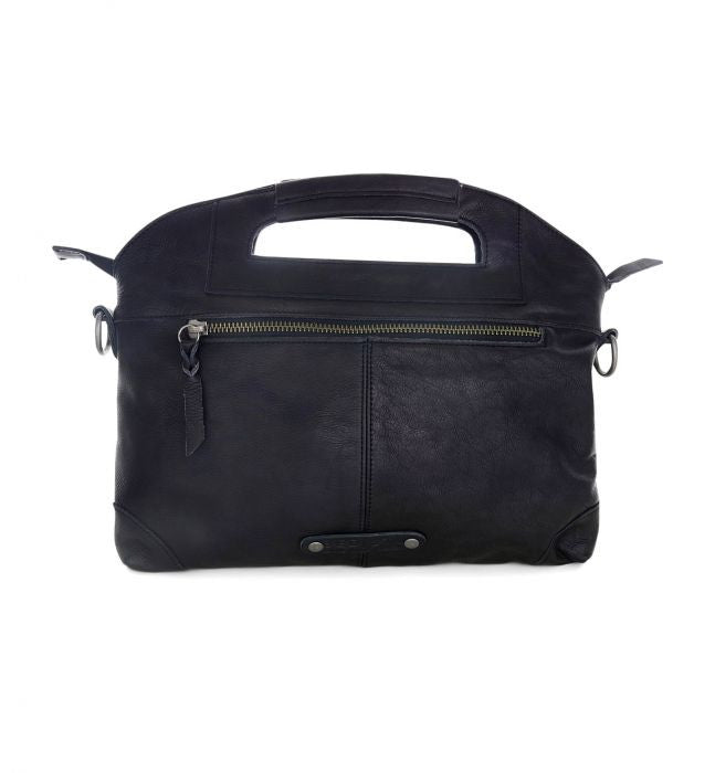 Greenway Black Rustic Crossbody Clutch