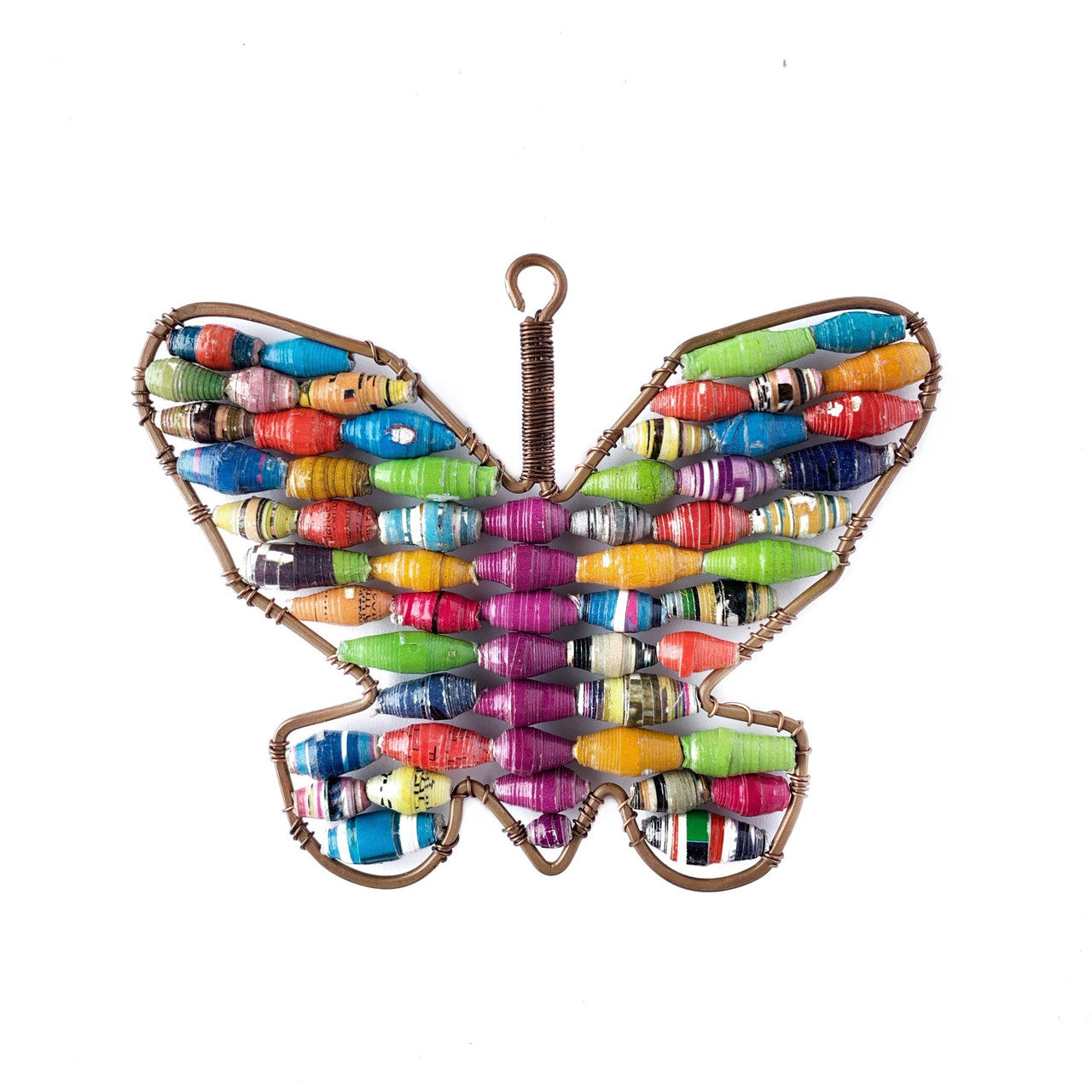 Butterfly Paper Bead Ornament