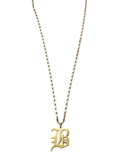 Mi Vida Gold Initial Necklaces