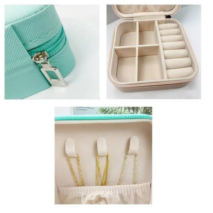 Travel Tiffany Blue Small Jewelry Box