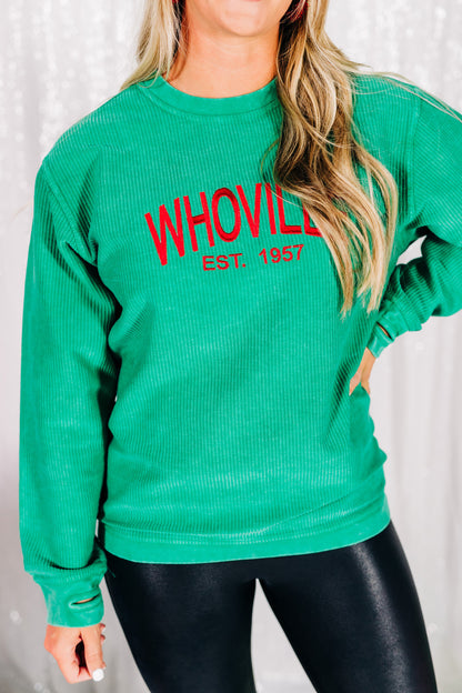Whoville Corded Sweatshirt