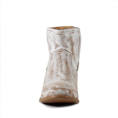 Walnut Grove White Booties