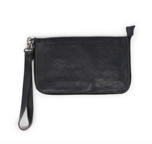 Templeton II Black Grey Wallet Wristlet