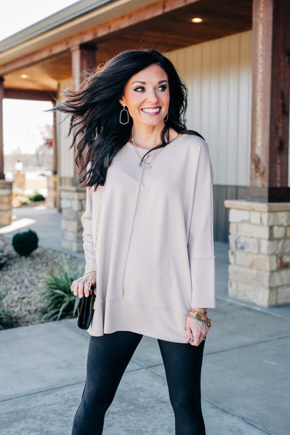 Spanx Perfect Length Oat Top