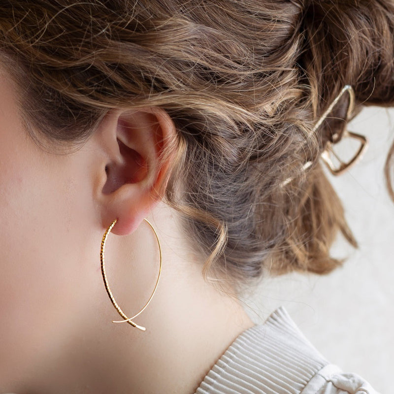 Norah Black Earrings