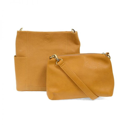 Kayleigh Dijon Pocket Bucket Bag