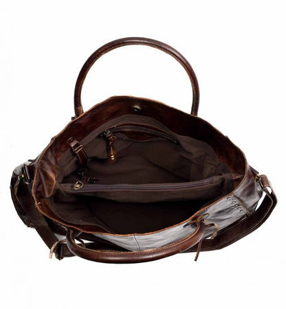 Rockaway Teak Rustic Handbag