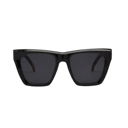 Ava Black Blond Tort Smoke Polarized Sunglasses
