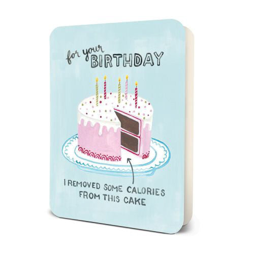 Low Calorie Cake Card Set