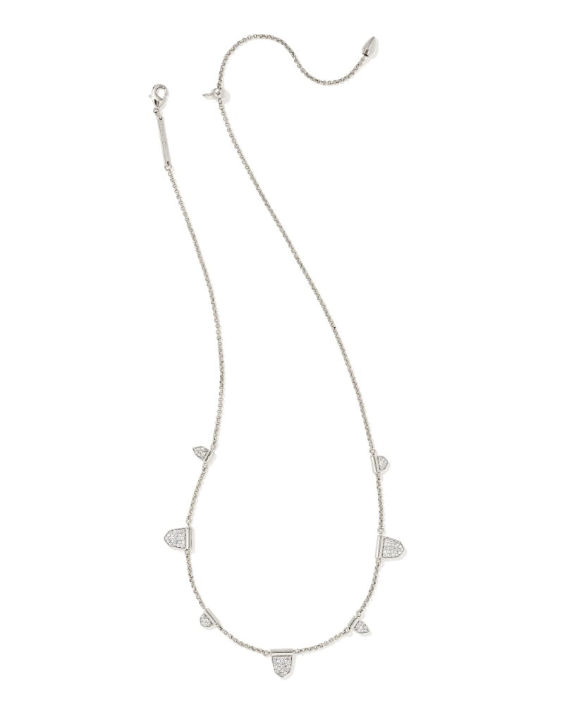 Adeline Strand Necklace in Silver