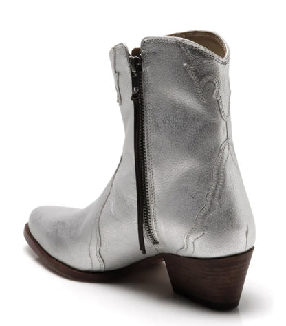 New Frontier Western Silver Booties