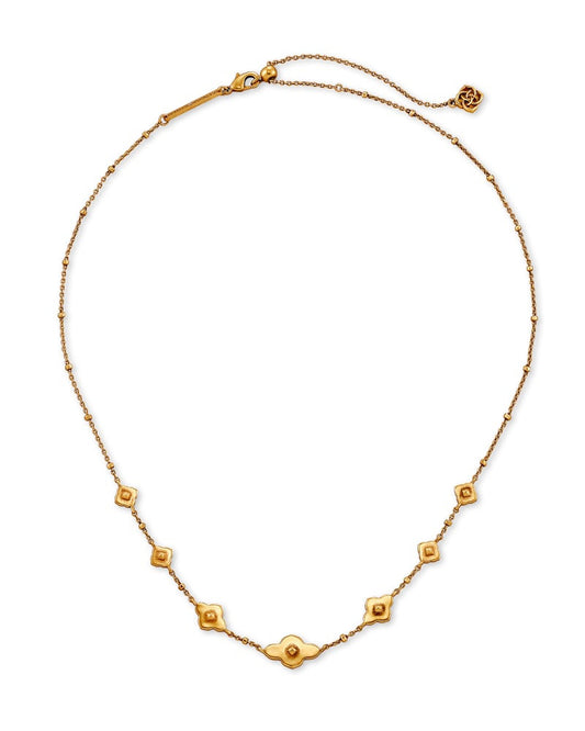 Abbie Strand Necklace In Vintage Gold